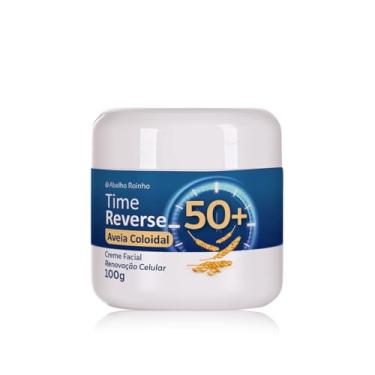 Imagem de Abelha Rainha Time Reverse 50+, Creme Facial Renovação Celular com Aveia Coloidal, Ácido Glicólico e Vitaminas A e E, 100g