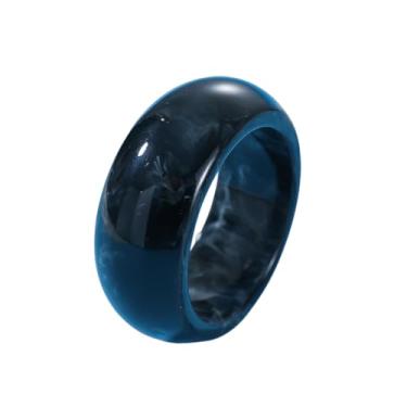 Imagem de KZL Pulseira de resina acrílica grossa colorida e grossa de acetato de tartaruga com placa de acetato vintage irregular geométrica de plástico para mulheres joias presentes, 4.8cm, Silicone, Ágata