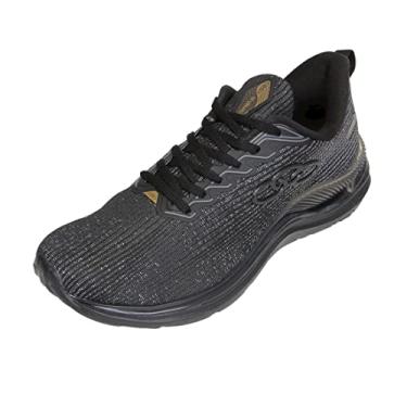 Imagem de Tênis Rushy, Olympikus, Preto/Chumbo, Masculino, 38