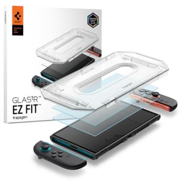 Imagem de Spigen Protetor de tela de vidro temperado [GlasTR EZ FIT] projetado para Nintendo Switch 2 (2025) - pacote com 2