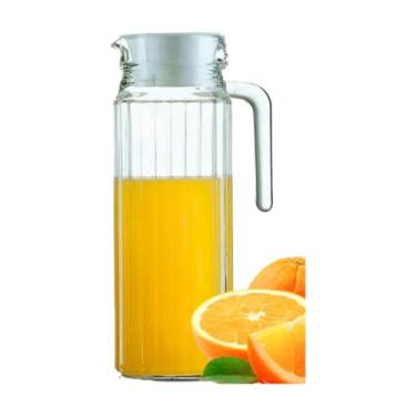 Imagem de Jarras Rubi de Vidro para Porta de Geladeira 1,1 Litros com Tampa(1)
