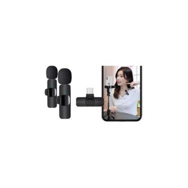 Imagem de Microfone de lapela sem fio USB C recarregável - Lightbek Official Sto