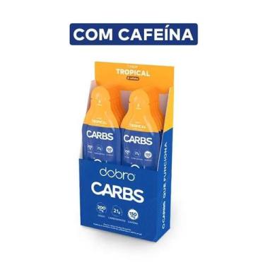 Imagem de Carbs Gel Dobro - Com Cafeína (10 sachês 30g) Tropical