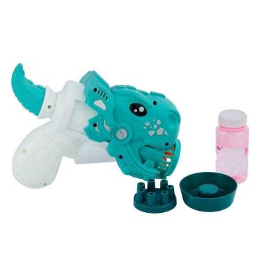 Imagem de Lança Bolhas 21cm à Pilha Dinossauro Color - Tudo em Caixa