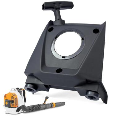 Imagem de Emeland 4283-190-4001 Conjunto de acionador de partida de recuo para sopradores de folhas de mochila Stihl BR800 BR800X – ajuste direto, partida suave e substituição para peças de soprador