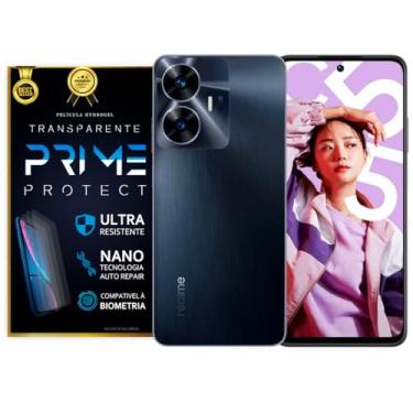 Imagem de Película de Hidrogel Realme C55 Frente e Verso Hd ou Fosca (Transparente)