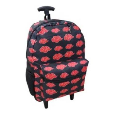 Imagem de Mochila Akatsuki Naruto Juvenil Rodinhas Infantil - outras marcas