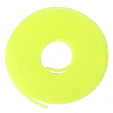 Imagem de Cryfokt Mangueira de Oxigênio de Silicone Durável de 5m para Aquário, Tubo de Oxigênio Flexível e Grosso para Tanque de Peixes, Várias Cores, Seguro para Peixes (Amarelo)