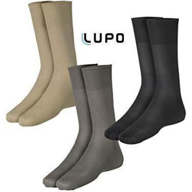 Imagem de Meia social masculina Meianyl Lupo Ref. 6002 1 unidade, Chumbo