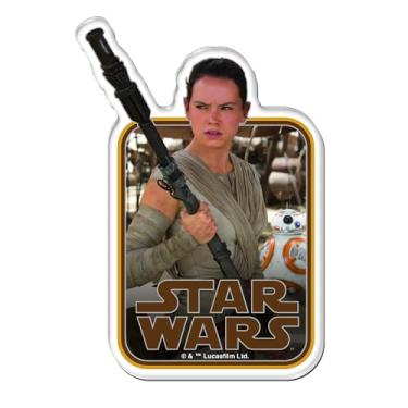 Imagem de WinCraft Ímã acrílico premium cardado nova trilogia Star Wars EP7 Rey EP7