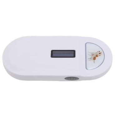 Imagem de SPYMINNPOO Pet Chip Scanner Bateria Recarregável de Longa Duração, Compatibilidade de Dupla Frequência de Alta Frequência, Design Fácil de Usar, Portátil-com Exibição Clara, para FDX B EMID (Branco)