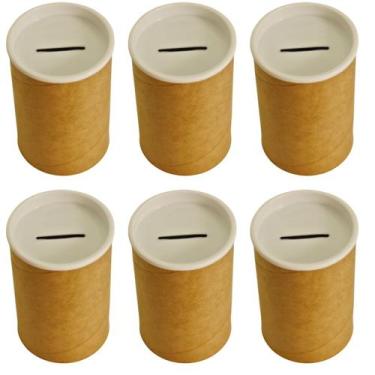 Imagem de 50 Cofre 6x10 P/ Personalizar Lembrancinha Festas mimo batizado escola