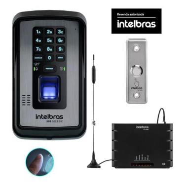 Imagem de Kit Condominial Porteiro Xpe 1013 Bio Intelbras C/ Botoeira
