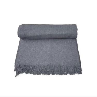 Imagem de Manta Grande De Algodão Para Sofá, 210 X 120 Cm(Cinza Chumbo)