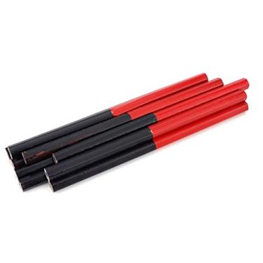 Imagem de Irfora Lápis de Carpinteiros de Núcleo Espessado, Formato Hexagonal, Delicado e Suave, Adequado para Madeira, Azulejo, Metal, Marcação de Vidro, Caneta de Marcação para Carpintaria