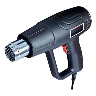 Imagem de Soprador Térmico Profissional, Pistola de Ar Quente para Envelopamento, Manual, 220V, Cor Preta, com 40 Peças de Chaves Soquete