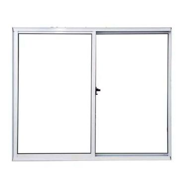 Imagem de Janela Correr Alumasa 2 Folhas 100x100 Tuo Branca