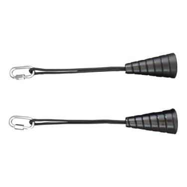 Imagem de Shakven Acessório de corda para máquina de, corda de tríceps, 2X corda de puxar tríceps com mosquetões, Acessórios para máquinas de exercício de polia Acessório de corda de ginástica para barra reta,
