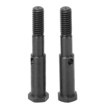 Imagem de Acessório do eixo da roda dianteira de metal SIWOTED adequado para carro ECX Series 2WD RC Hobby modelo 1/10 (Preto ECX1035BL)