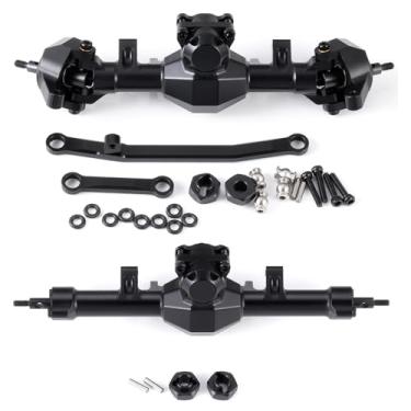 Imagem de MOHERO SCX24 Front & Rear Complete Axles Set Stock Length for Axial SCX24 Deadbolt Bronco JLU C10 Gladiator Base Camp Dooge 1/24 RC Crawler Car Upgrade Parts