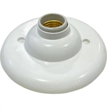 Imagem de Plafon Decorativo Thompson Branco 100W. Pacote Com 10 Pecas - 1540 - K
