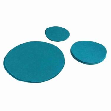 Imagem de YOUTHINK Divisor de Placa de Feltro, Almofada Antifricção para Empilhar Tigelas e Pratos, Protege Pratos e Copos, Ideal para Organização de Cozinha (24 unidades)