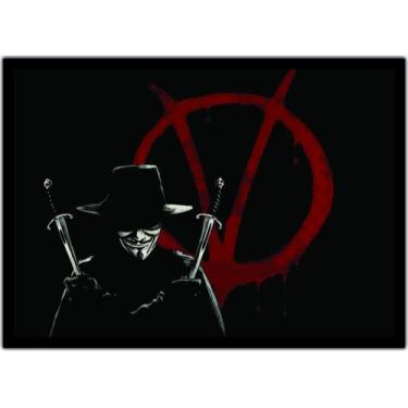 Imagem de Quadro Decorativo V De Vingança Cinema Filmes Com Moldura - Vital Quad