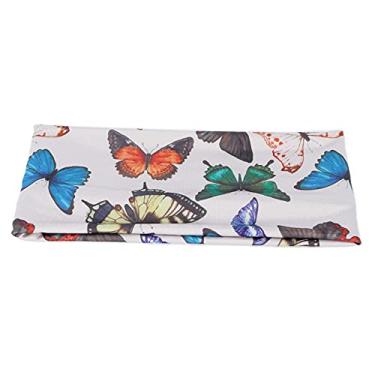 Imagem de Faixa de cabeça para ioga, faixa de cabeça para corrida, esportes, treino, faixas de cabelo para mulheres, padrão impresso na moda, faixa de cabelo larga, mantém o suor longe, (Ff92-1)