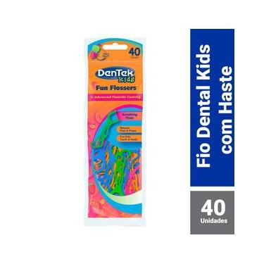 Imagem de Fio Dental Kids Dentek Fun Flossers 40un