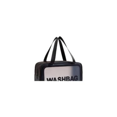 Imagem de Necessaire Organizadora Feminina com Alça, Poliéster, 30 cm x 10 cm x 20 cm, Cores Sortidas, Ideal para Viagens e Uso Diário