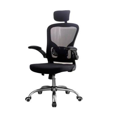 Imagem de Cadeira De Escritório Ergonômica Regulável Giratória Brin7