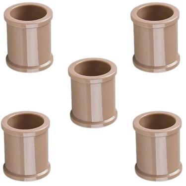 Imagem de Luva Pvc 40Mm Marrom Conexão Encanamento Kit 05 Un