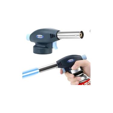 Imagem de Maçarico à Gás Manual com Controle de Fluxo, Automático, para Solda, Culinária, Artesanato, Reparos