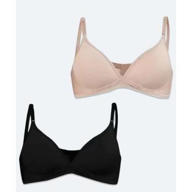 Imagem de Kit 2 Sutiãs Com Base DelRio-50641, Bege e preto, 44