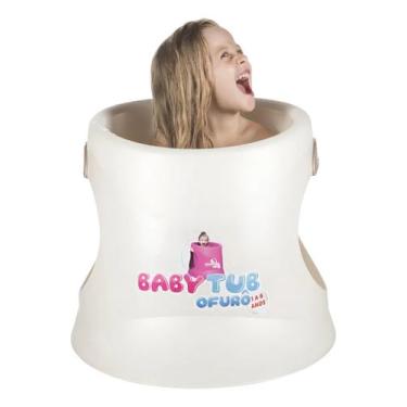 Imagem de Banheira de Bebê Ofurô 1 À 6 Anos Ergonômico Babytub, Pérola