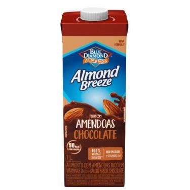 Imagem de Bebida Vegetal de Amêndoa Sabor Chocolate Almond Breeze 1l