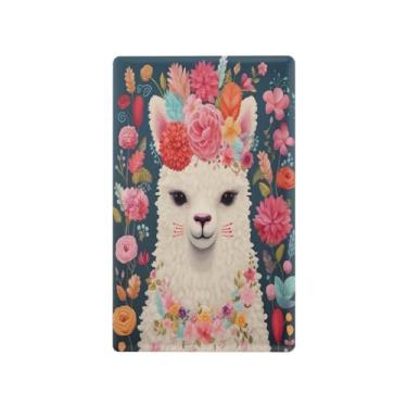 Imagem de Wassud Placa de cobertura para interruptor de luz, 1 capa de tomada em branco, placa de parede, ovelhas fofas, decorativas, decoração de casa, sala de estar, quarto