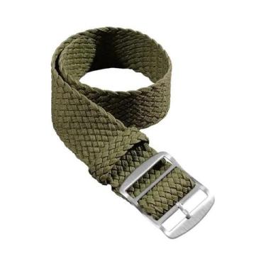 Imagem de Pulseira De Relógio Unissex De Nylon Tecido Trançado 14mm-22mm, Substi