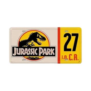 Imagem de Placa De Metal Vintage Jurassic Park Para Decoração De Clubes, Bares, 