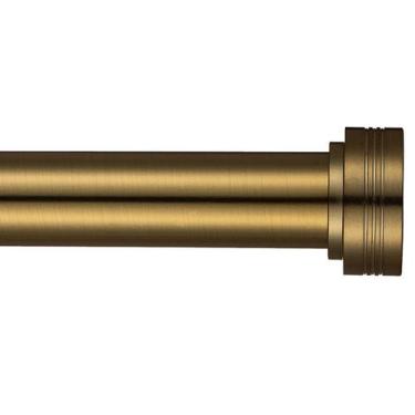 Imagem de Varão de cortina QBMVWF Antique Gold 45-115 cm de latão ajustável