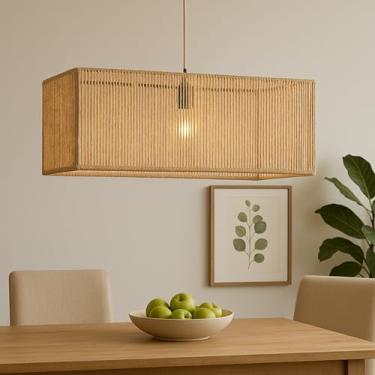 Imagem de Pendente De Teto Mesa Jantar Area Gourmet Moderno Sisal 70cm