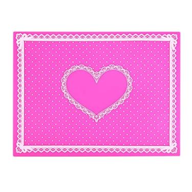 Imagem de ZJchao Almofada de Silicone para Descanso de Mão Travesseiro para Arte Em Unhas, Braço de Mesa, Almofada de Pulso, Salão de Manicure, Design Antiderrapante (Almofada de mão rosa vermelha)