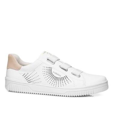 Imagem de Tênis Pegada Feminino em Couro Branco 211802-01-Feminino