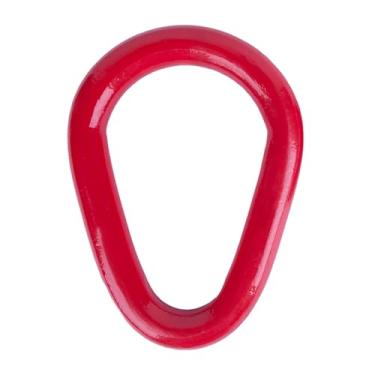 Imagem de Levantamento de elos de pera 1,6T, acessório de elevação de aço de liga de carbono para içamento de carga pesada em oficinas, capacidade de carga de 1,6 toneladas