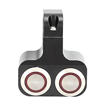 Imagem de Acouto Farol de Guiador à Prova d'água para Motocicletas Duplas - Refletor LED Com Botão de Retorno Manual e Retorno Automático - Adapta-se a Guidões de 25 Mm, ATVs e E-Bikes Luzes Indicadoras