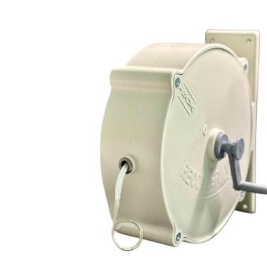 Imagem de Varal Recolhível Parede 30m Resistente Ao Sol e Chuva + 10 Pregadores Antideslizantes + Kit Instalar