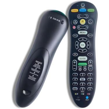 Imagem de S30-S1B Controle remoto universal para AT&T U-Verse Receiver & TV, fácil configuração de substituição, 1 unidade preta, uso diário