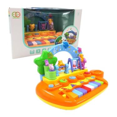 Imagem de Life Musical Piano 8627A Teclado Brinquedo Educativo com Sons e Luzes. Estimule a Música e o Desenvolvimento com Diversão para Crianças