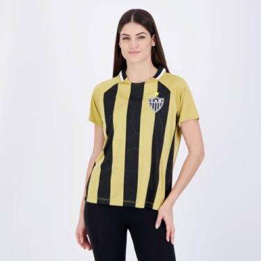 Imagem de Camisa Atlético Mineiro Euforia Feminina Dourada