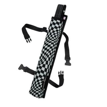 Imagem de Coldre para ventilador Rave – Suporte de ventilador de mão de festival, alça ajustável para perna e ombro, bolsa de cinto para ventilador mãos livres – compatível com fãs dobráveis Kandies World